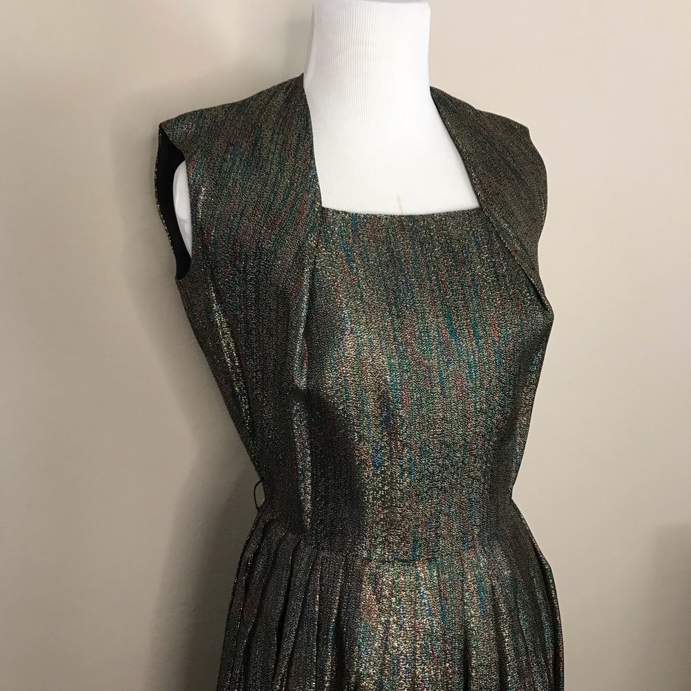 Vintage 50s Lurex Party Dress - Picture 2 of 8